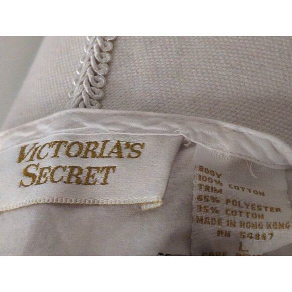 Victoria’s Secret Vintage Prairie Lace Button Nightgown Lg - Picture 8 of 9